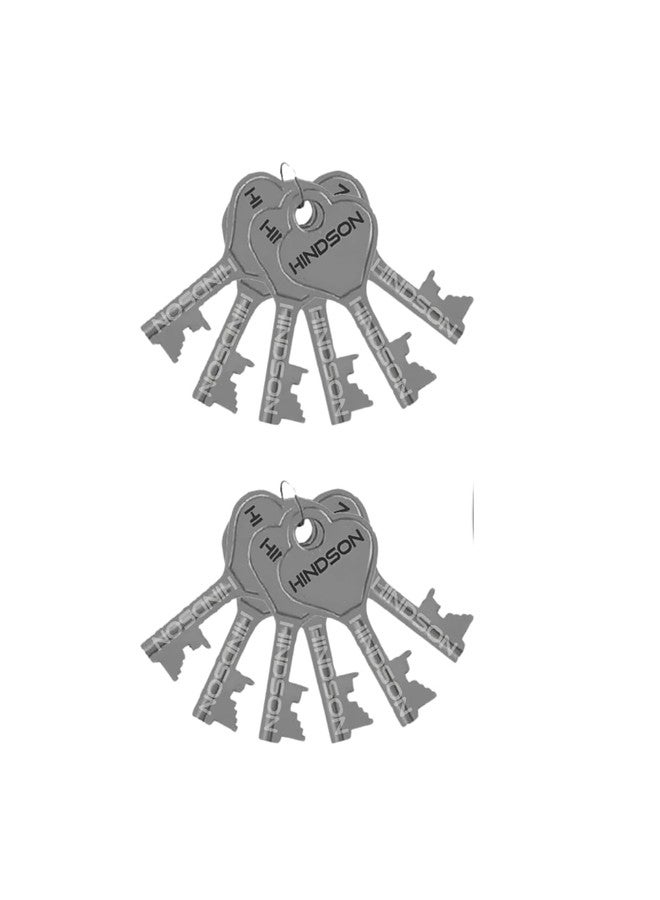 Hindson Galaxy Locks with 12 Keys - Pack of 4 - Image 3
